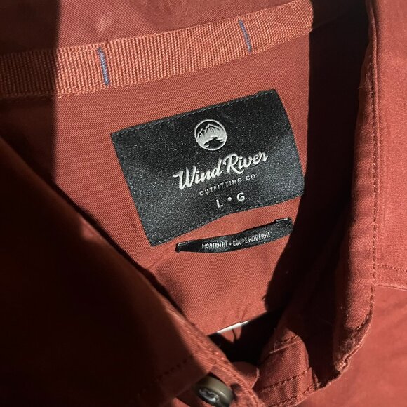 WindRiver Utility Shirt – Burgundy NWT - Picture 4 of 5